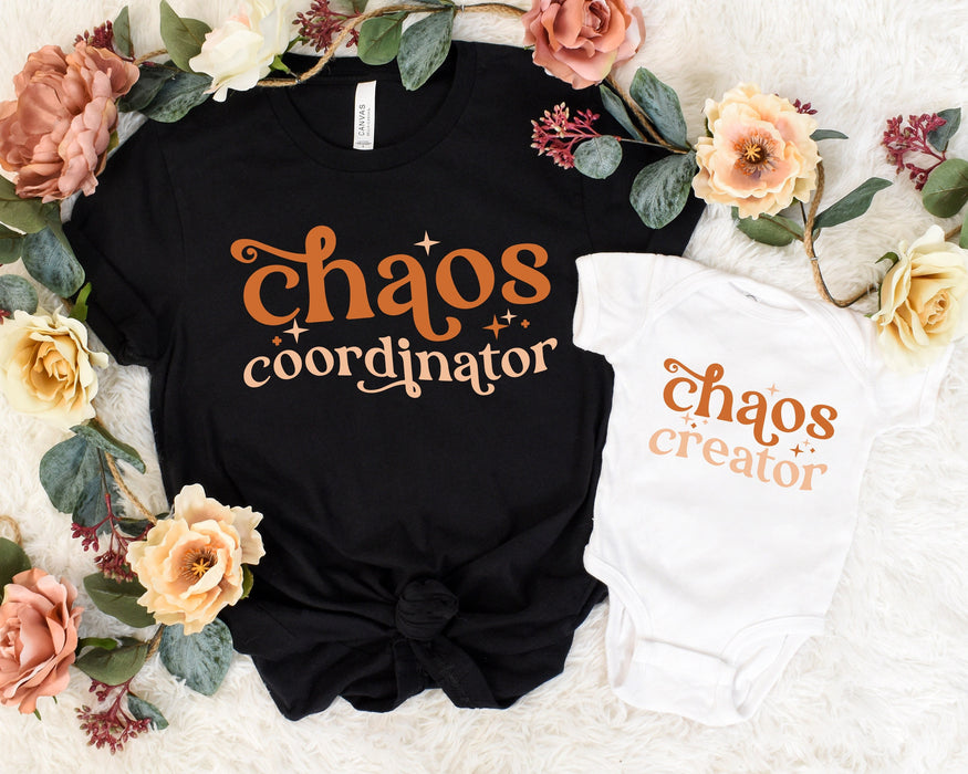 Chemise coordinateur du chaos T-shirt 100% coton de haute qualité 