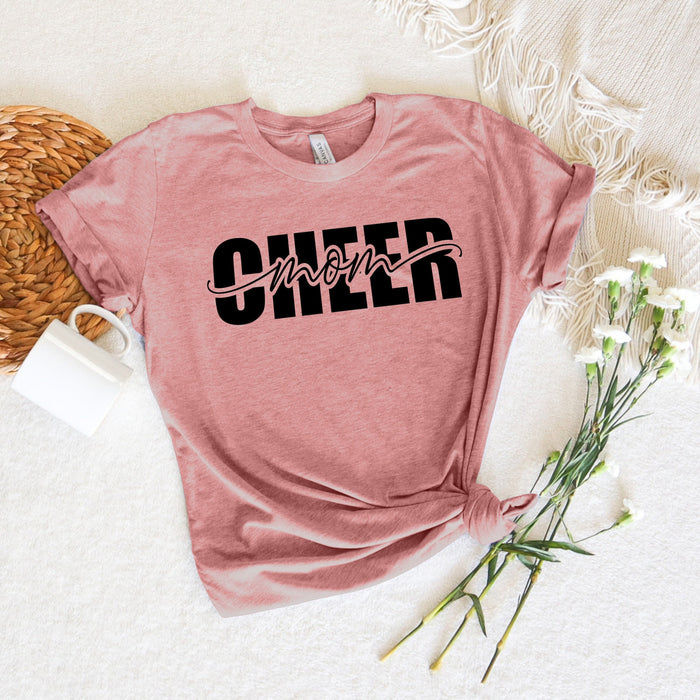 Cheer Mom shirt 100% Cotton T-shirt High Quality