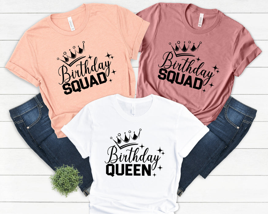 Birthday Queen shirt 100% Cotton T-shirt High Quality