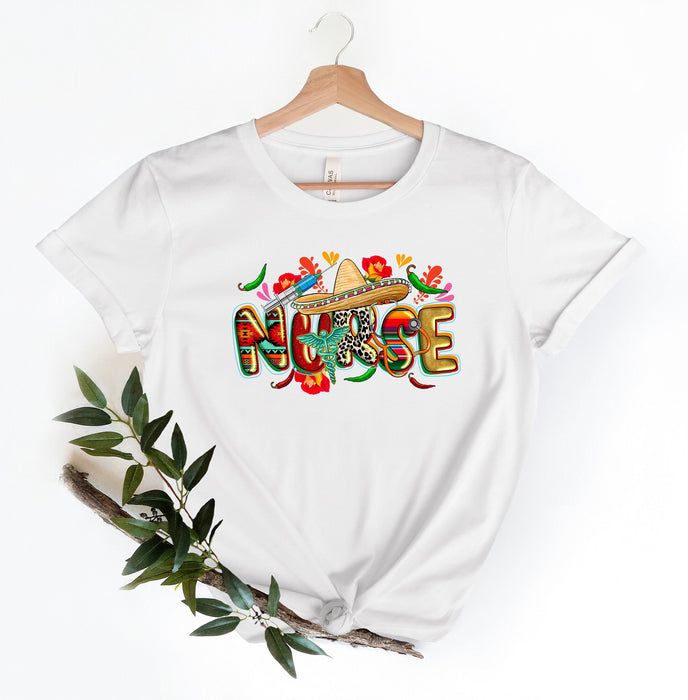Chemise d'infirmière Cinco De Mayo, T-shirt 100% coton de haute qualité