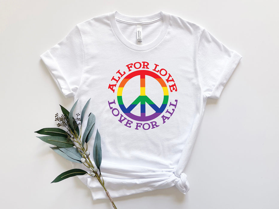 Camisa todo por amor, camisa amor por todos, camisa LGBTQ, camisa del orgullo, camisa del orgullo LGBTQ, camisa del amor del orgullo, camisa del orgullo LGBTQ, regalo para el orgullo 