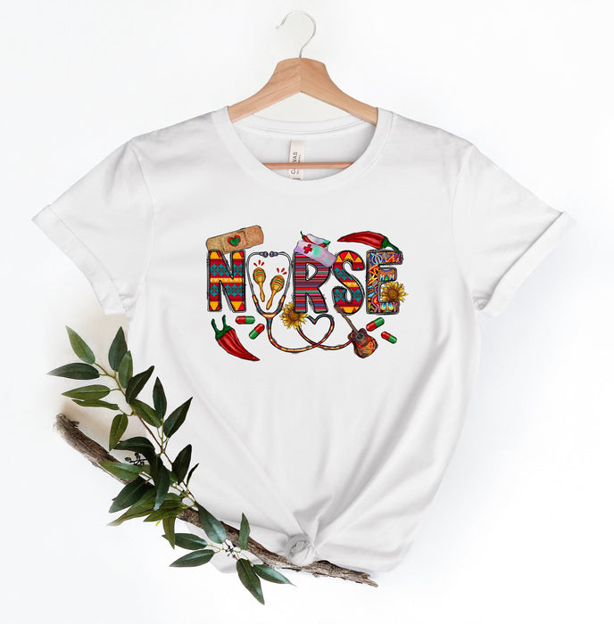 Chemise d'infirmière Cinco De Mayo, T-shirt 100% coton de haute qualité