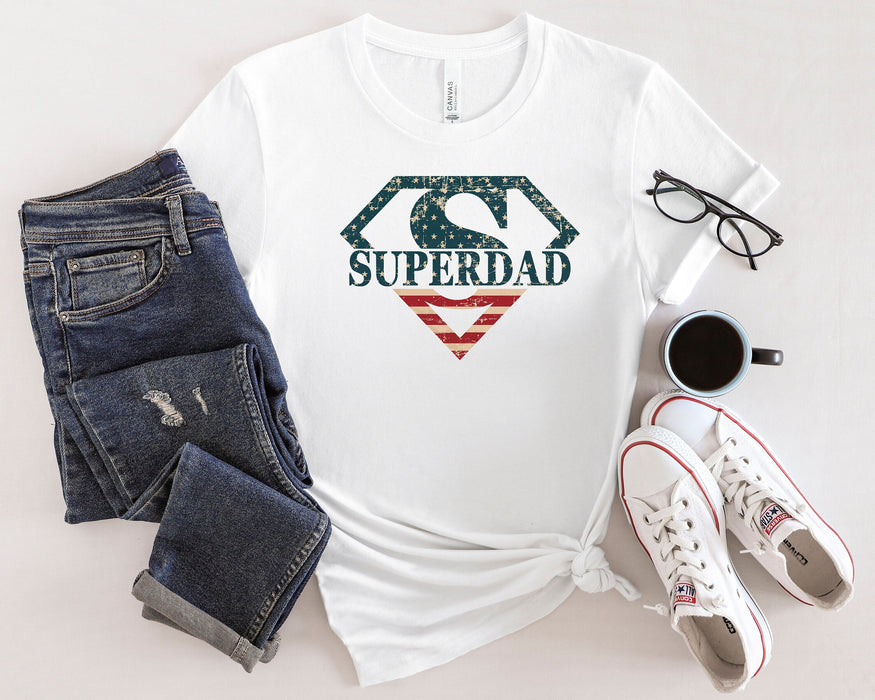 Camisa de papá americano, camisa de súper papá, camisa de papá superhéroe, mejor camisa de papá, camisa de papá, mejor camisa de padre, camisa del día del padre, regalo de papá 
