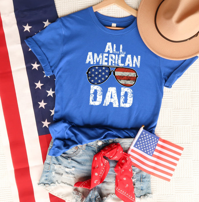 Camisa de papá americano, camisa de gafas americanas, camisa de papá americano, camisa del 4 de julio, camisa de papá patriótico, camisa americana, día de la independencia 
