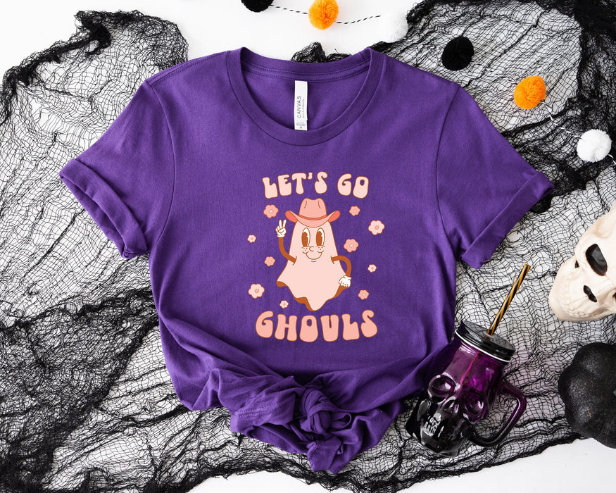 Camisa Let's Go Ghouls, camisa fantasma de Halloween, camisa espeluznante, linda camisa de Halloween, sudadera de Halloween, camisa de vibraciones de Halloween, regalo de Halloween