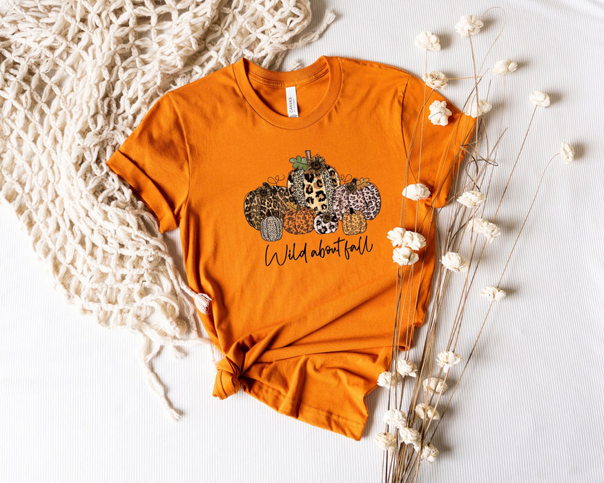 T-shirt Wild About Fall, 100% coton, de haute qualité