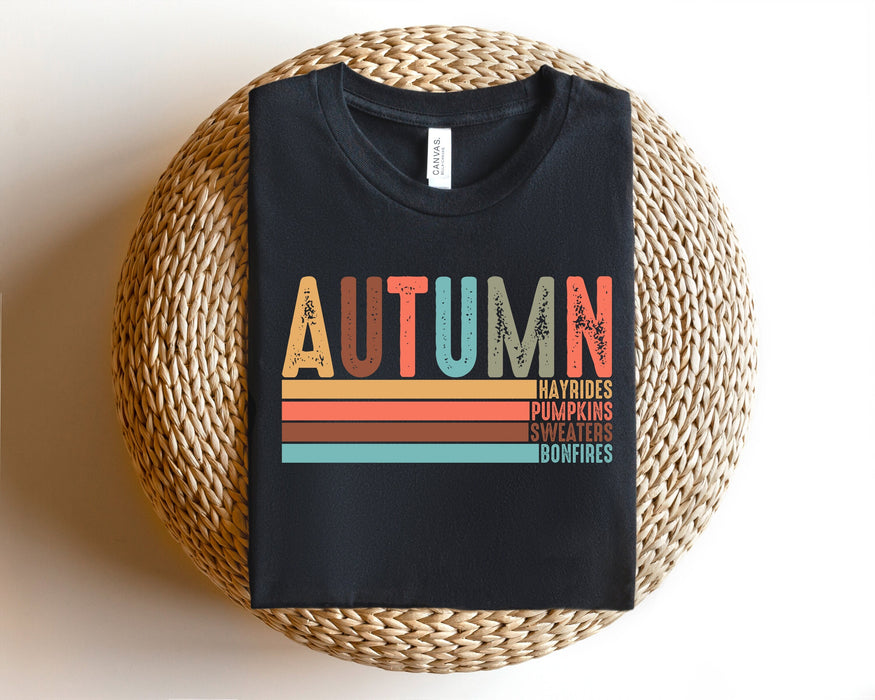 Camisa de otoño, camisa de vibraciones de Acción de Gracias, camisa de hola otoño, sudadera de Acción de Gracias, camisa de Acción de Gracias para mujer, camisa de calabazas lindas 