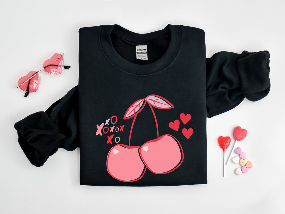 Love You Cherry Much 100% Cotton T-shirt High Quality