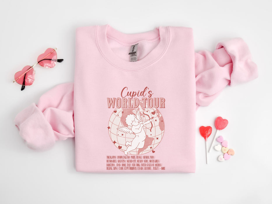 T-shirt Cupidon World Tour 100% coton, haute qualité