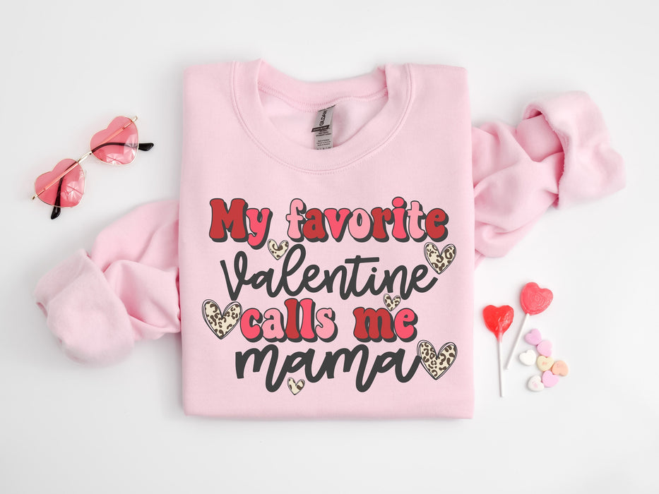 Ma Saint-Valentin préférée m'appelle maman, Joyeuse Saint-Valentin, Cadeau pour maman, 14 février, Maman Saint-Valentin chemise 100% coton T-shirt de haute qualité